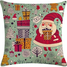 Adet Noel Süsleri Noel Yastık Kılıfı Noel Baba Yastık Kılıfı Yastık Ev Dekoru Çok Renkli