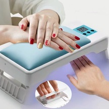 Profesyonel Uv/led Tırnak Kurutucu Ve El Yastıklı Manikür Lambası