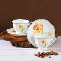 Perotti 16871-2 De Flore 2 Kişilik Porselen Kahve Fincan Takımı