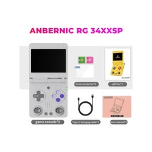 Rg 34xxsp Kapaklı Retro El Oyun Konsolu 64 Gb Gri - 3.4 İnç 3:2 Ips Ekran Çift Joystick H700 İşlemci 5g Wi-fi Bluetooth Hdmı Hall Sensörlü Katlanabilir Konsol