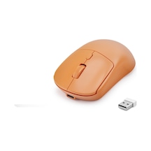 Dual Mode Şarjlı Kablosuz Mouse 2.4 Ghz Bluetooth 5.0 4000 Dpı Turuncu Hdx3415g