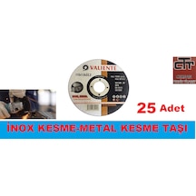 Metal Kesme -inox Kesme Taş 115x1.0x22 25 Adet