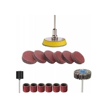 Mini Gravür Makinalar Için Mop Flap Disk Silindir Zımpara Seti