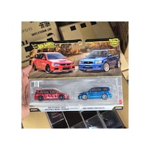 Premium Mitsubishi Lancer Evo Ix Wagon 2005 Subaru Forester Stı 2004 2 Li Set Çok Renkli