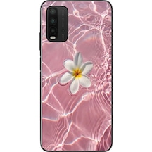 Redmi 9t Uyumlu Dalgalı Papatya Baskılı Silikon Kılıf Renkli