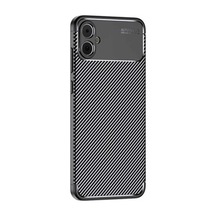 Samsung Uyumlu  Galaxy A05 Kılıf Auto Focus Karbon Kapak - Siyah 0.2M-Çok Renkli