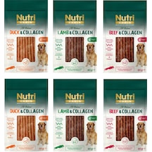 Nutri Canin 3 Çeşit Karma Kolajenli Tahılsız Köpek Et Ödülü 80 G X 6 Adet