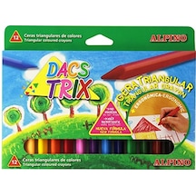 Üçgen Mum Boya Alpıno 12 Renk - Dacs Trıx