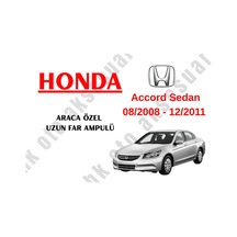 Honda Accord Sedan 08/2008 - 12/20115 Araca Özel Kısa Far Ampulü