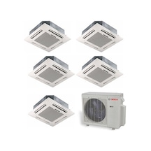 Bosch 42000 BTU 1 Dış + 5 İç Ünite (9+9+9+12+12) Kaset Tipi Multi Inverter Klima