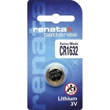 Renata Cr1632 3V Lithium Pil Araç Kumandası Saat Ve Elektronik