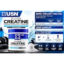 Usn Pure Creatine Monohydrate Powder 500gr - Kreatin Takviyesi Aromasız