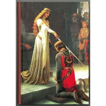 Deffter Art Of Word Accolade Edmund B. Leighton Çizgili Defter Çok Renkli