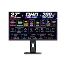 H27t7p 27" 1ms Mprt 210hz 2xhdmı+2xdisplay Hdr400 Freesync + G-sync Fast Ips 2k Qhd 2560 X 1440 Oyuncu Monitörü