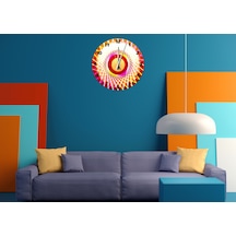 Ti-play Renkler 30x30cm Akrilik Dekoratif Modern Duvar Saati ÇOk Renkli