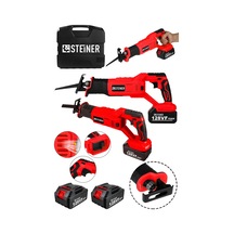 Steiner 128 Vf 10 Ah Kömürsüz Motor Akülü Tilki Kuyruğu Kırmızı