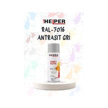 Helper Ral 7016 Antrasit Gri Akrilik Sprey Boya 400 Ml Siyah