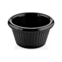 12 Adet 5 Cm Mini Sosluk 30 Ml Siyah Melamin Sos Kasesi Bulaşık Makinesinde Yıkanabilir