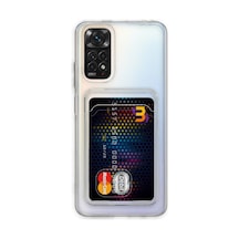 Xiaomi Redmi Note 11 Uyumlu Kılıf Kart Şeffaf Silikon - Şeffaf