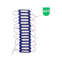 20 Adet 24 Volt 2 Watt Mavi Cob Led Modül Ip65