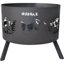 Nurgaz Orman Şöminesi Geyik Desenli - NG OSG