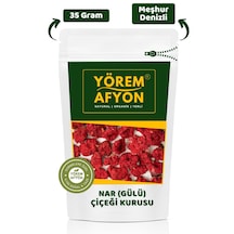 Yörem Afyon Meşhur Denizli Irlıganlı Yöresinden Tomurcuk Nar Çiçeği Kurusu, Nar Gülü Punica Granatum 35gr.