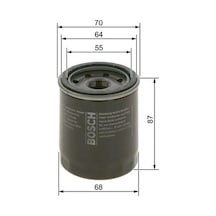 Hyundai Accent 1 Yag Filtresi 1.3 1997-2000 Bosch 09864b7063