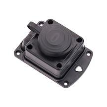 Monofaze Kauçuk Seri 1x16a. 2p+e 200/250v Kauçuk Eğik Tekli Duvar Priz