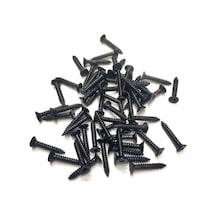 Siyah 1000 Adet Klips Vidası 2,2x13 Mm Yhb - Konik Başlı Kutu, Sandık, Ayak, Askı, Mini Vida 13 MM