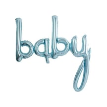 Baby Italik Folyo Balon Bebek Mavisi A