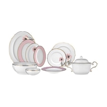 Koleksiyon Poetica 61 Parça Yemek Takımı Buket Pembe