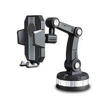 Hh X-0566 Büyük Vantuz Araba Telefonu Tutucu Merkezi Konsolu Telefon Tutucu Siyah Gri -siyah - Gri