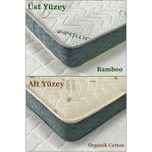 Heyner Çift Yönlü Bamboo Ve Organic Cotton Yaylı Yatak 70 x 140 CM