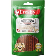 Freshy Ducky Sticks Ördekli Tahılsız Yetişkin Köpek Ödülü 10'lu 100 G