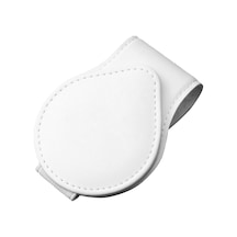 Cbtx Araba Visor İçin Taşınabilir Güneş Gözlüğü Tutucu Fatura Tutucu Klip Kart Depolama Aksesuarları - Beyaz