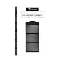 Özel Üretim Xryg-416 Taşınabilir Katlanabilir 60w Güneş Paneli Tasarruf Seyyar Panel Enerji Kaynağı