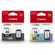 Canon Pg46 56 İkili Paket E414 E474 E484 Kartuş Canon Pg46 56 İkili Paket E414 E474 E484 Kartuş