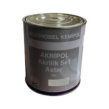 Akzonobel Akripol 2K 5+1 Akrilik Astar Gri Gl 2,5 Litre