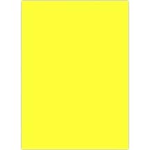 Fosforlu Fon Kartonu 50x70 Sarı Rulo Şeklinde - 2 Adet