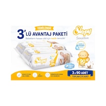 Sleepy Sensitive Islak Mendil 90'lı 3'lü Paket 3'lü Set