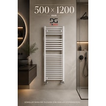 500X1200 Beyaz Havlupan 16 Borulu Banyo Havlupanı