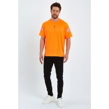 Genius Store Erkek Spor Tişört Baskılı Fitness Antrenman Fit T