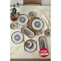 Keramika Hydra Kahvaltı Takımı 10 Parça 4 Kişilik 21286 Çok Renkli