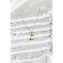 Mey İthalat 316l Çelik Zincir Gold Renk Yılbaşı Teması Kadın Kolye - Özel Seri Meyeb69188c68e758532ad60fe63b altın