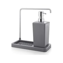 Luna Mutfak Sıvı Sabunluk, 420 Ml, 21 X 10 X 20 Cm, Gri