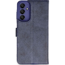 Samsung Galaxy Uyumlu M15 Kılıf Trend S Plus Kapaklı Kılıf - Lacivert Bzsxx00 1