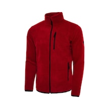 Ghassy Co. 3 Cepli Tam Fermuar Erkek Polar Bordo