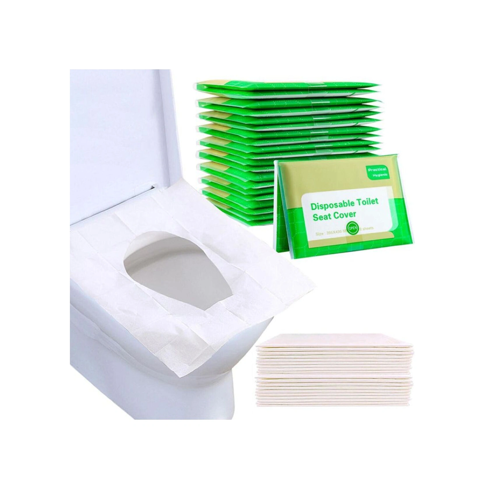 Hijyenik Su Da Çözünebilir Kullan-at Klozet Kapağı Örtüsü 10x10 Lu Paket