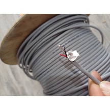 Cctv Kablosu Kaliteli 0,50 Mm 2+1 Kamera Kablosu-25 Metre