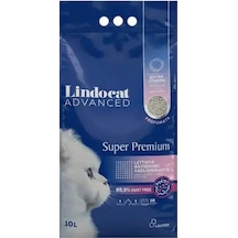 Lindocat Super Premium Extra Güçlü Topaklanan Pudra Kokulu Kedi Kumu 10l